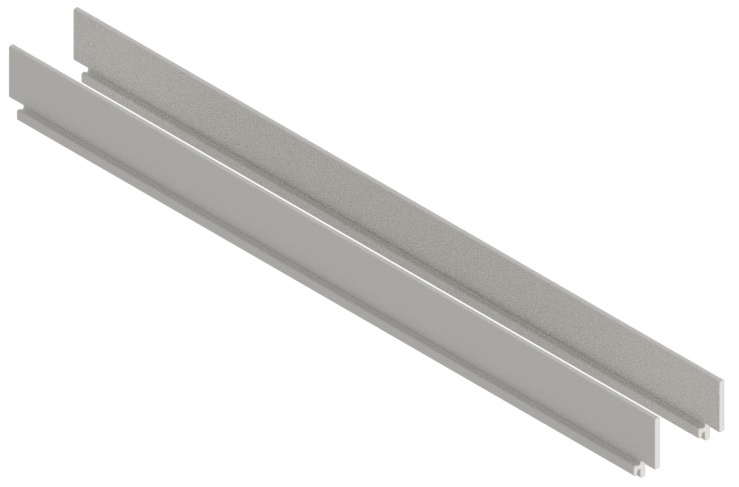 Produktbild UBK 400 222  -  Kantenprofil für Winkel-Verbinder zu Unterflur-Bodenkanal UBK, für 22mm Vertiefung
