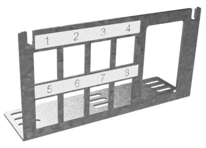 Produktbild MVT 101 081  -  Einbau Medienverteiler small (MVT 100 081)