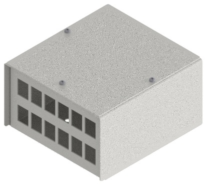 Produktbild MVT 150 120  -  Aufputz Medienverteiler für 12 Keystone (19.4mm Ausschnitt)