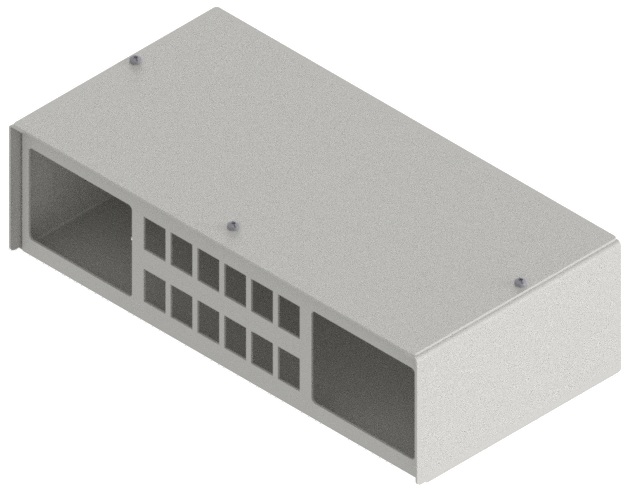 Produktbild MVT 150 124  -  Aufputz Medienverteiler für 12 Keystone (19.4mm Ausschnitt)