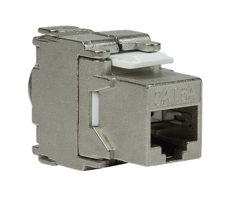 Produktbild XMVT 200 105  -  Keystone-Anschlussmodul RJ45 Kat.6A geschirmt, AWG 22-26,  - Ausverkauf
