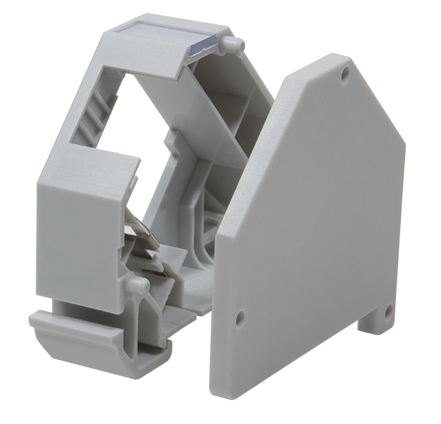 Produktbild MVT 200 182  -  Hutschienenadapter für ein Keystone Modul, anreihbar