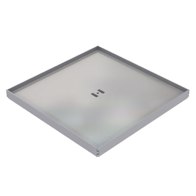 Produktbild DBK 160 050  -  Doppelboden-Auslass DBK 160 inkl. Blinddeckel (SVZ), mit 5mm Vertiefung