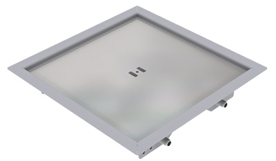 Produktbild DBR 160 050  -  Doppelboden-Auslass DBR 160 inkl. Blinddeckel (SVZ) mit Rand und 5mm Vertiefung