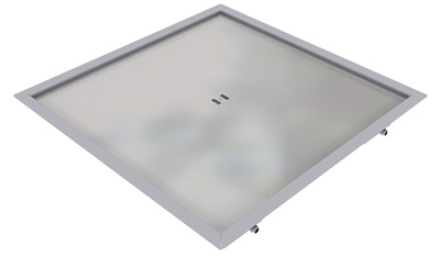 Produktbild DBR 260 050  -  Doppelboden-Auslass DBR 260 inkl. Blinddeckel (SVZ) mit Rand und 5mm Vertiefung