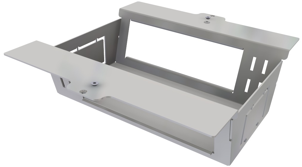 Produktbild DBS 210 045  -  Steckdoseneinsatz mit 2x3 45x45-Ausschnitten, leer