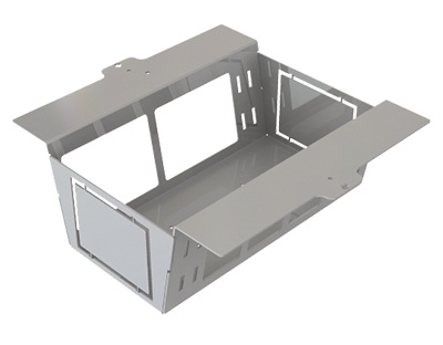 Produktbild DBS 210 080  -  Steckdoseneinsatz für 2x4 FLF, vertikal, leer