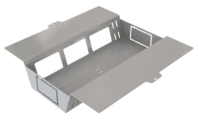 Produktbild DBS 260 060  -  Steckdoseneinsatz für 2x3 FLF, horizontal, leer