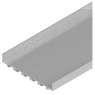 Produktbild ELU 150 313 - Winkel Blinddeckel schmal, 15mm Vertiefung, links zu ELU 150