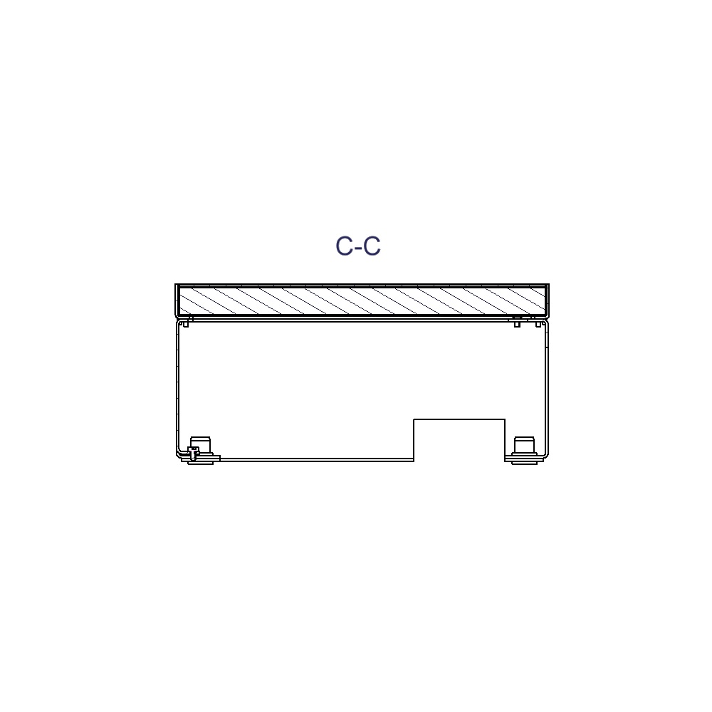 Produktbild UBD 210 202 - Unterflur-Bodendose UBD 210 inkl. belegtem Blinddeckel aus Chromstahl, geschliffen