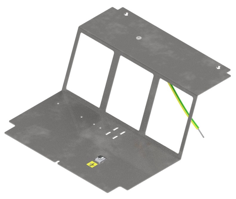 Produktbild UBD 210 215  -  Steckdoseneinsatz für 6 FLF, leer