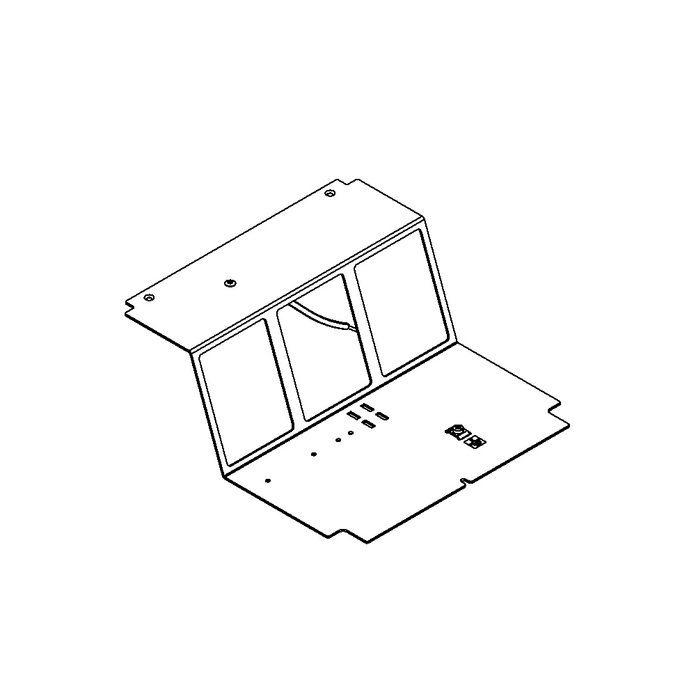 Produktbild UBD 210 215 - Steckdoseneinsatz für 6 FLF, leer