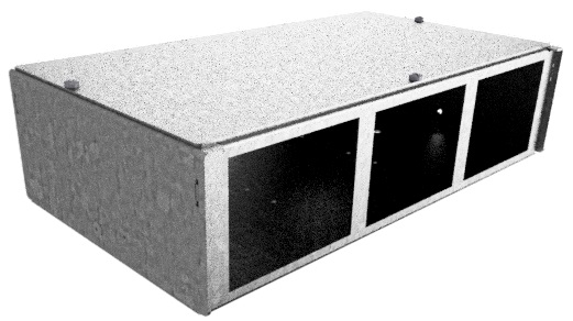 Produktbild DBV 100 601  -  Anschlussbox DBV 100 für 6 FLF vertikal aus SVZ, leer