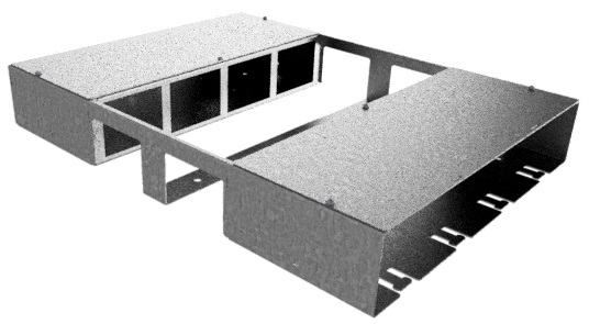 Produktbild DBV 200 800  -  Doppelbox DBH 200 für 2x8 FLF vertikal aus SVZ 1.25mm, leer