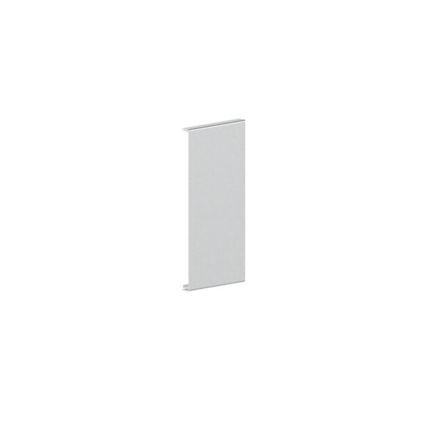 Produktbild BRA 060 136  -  Endstück zu Brüstungskanal BRA 60x130/80 BRA-ES-3, 3-seitig übergreifend, Aluminium natureloxiert