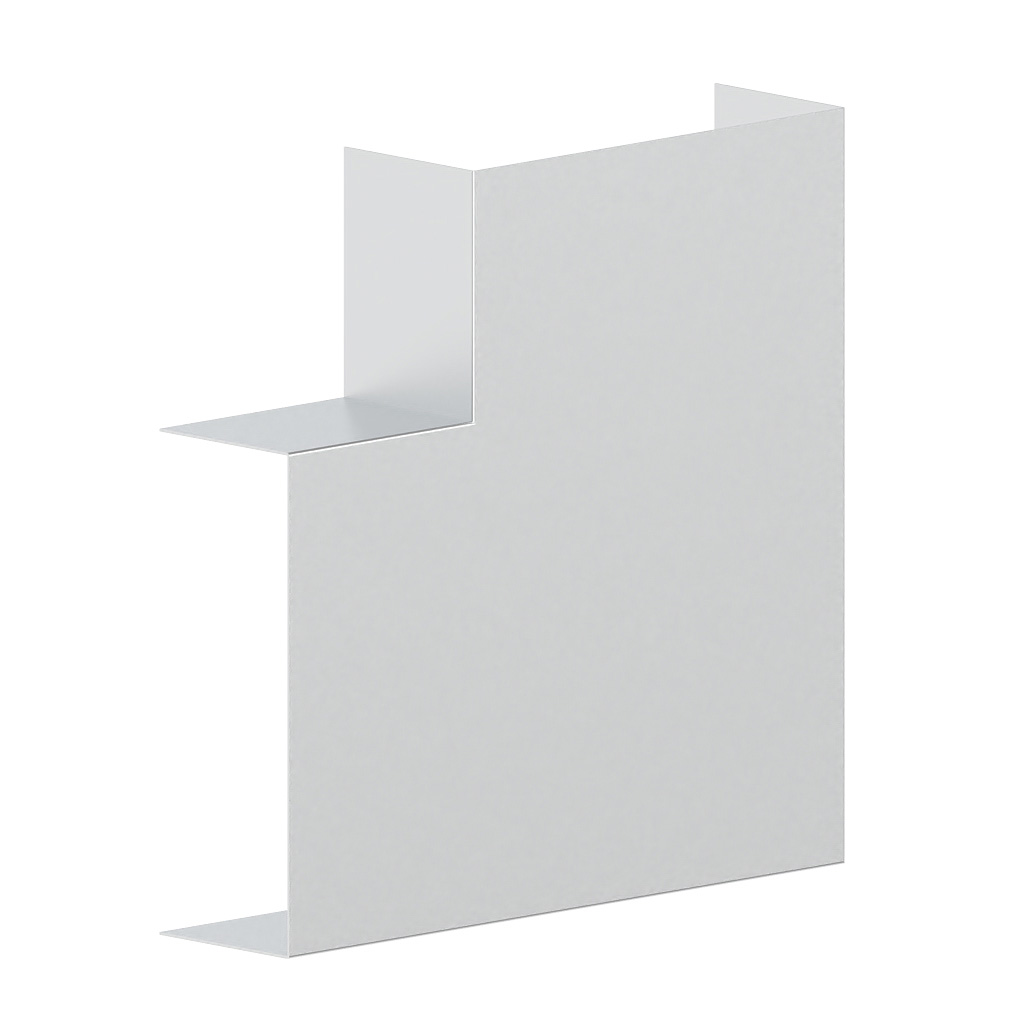 Produktbild BRA 060 178  -  Flachwinkel zu Brüstungskanal BRA 60x170/80 BRA-FW, stossabdeckendes Haubenformteil, Aluminium natureloxiert