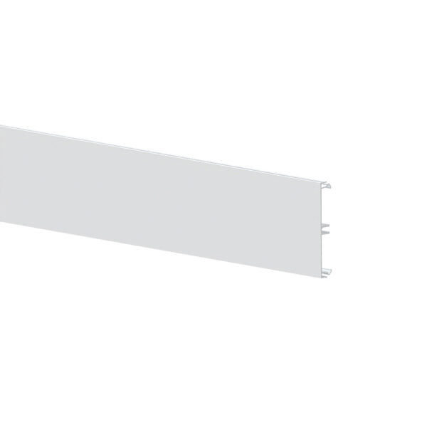 Produktbild BRA 080 131 -  Brüstungskanal Oberteil aus Aluminium natureloxiert, 80mm BRA-OT, Länge 1000mm