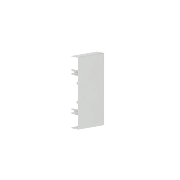 Produktbild BRK 060 137  -  Endstück zu Brüstungskanal BR 60x130/80 BR-ES-3, 3-seitig übergreifend, Kunststoff reinweiss RAL 9010