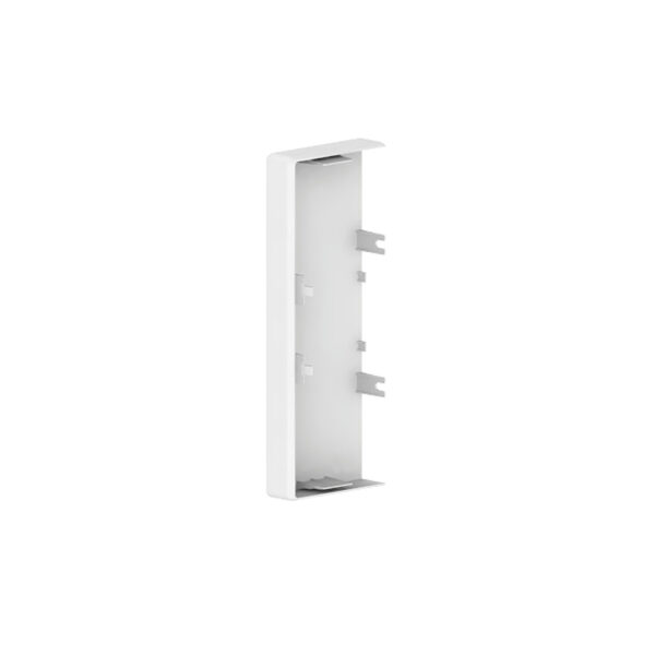 Produktbild BRK 060 177  -  Endstück zu Brüstungskanal BR 60x170/80 BR-ES-3, 3-seitig übergreifend, Kunststoff reinweiss RAL 9010