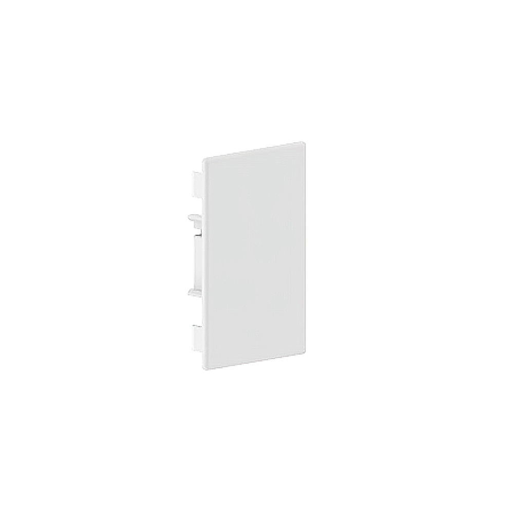 Produktbild BRK 065 207  -  Endstück zu Brüstungskanal BR 65x200/80 duo BR-ES-3, 3-seitig übergreifend, Kunststoff reinweiss RAL 9010