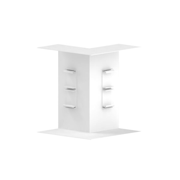 Produktbild BRW 060 172  -  Inneneck zu Brüstungskanal BRW 60x170/80 BRA-IE, stossabdeckendes Haubenformteil, Schenkellänge = 180mm,Aluminiu