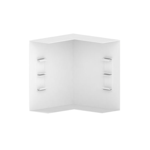 Produktbild BRW 060 174  -  Ausseneck zu Brüstungskanal BRW 60x170/80 BRA-AE, stossabdeckendes Haubenformteil, Schenkellänge = 180mm, Alumin