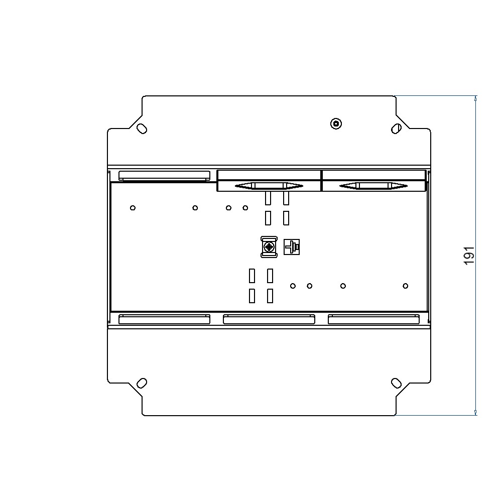 Produktbild UBD 215 227 - Steckdoseneinsatz für 2x3 FLF, leer, mit 1x T13, weiss + 1x T13, schwarz