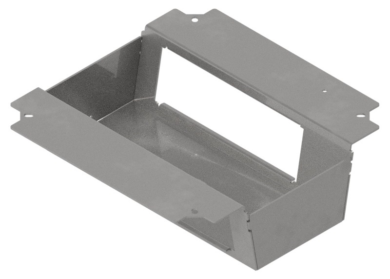 Produktbild UBD 215 240 - Steckdoseneinsatz mit 2x 3x 45x45-Ausschnitten, leer