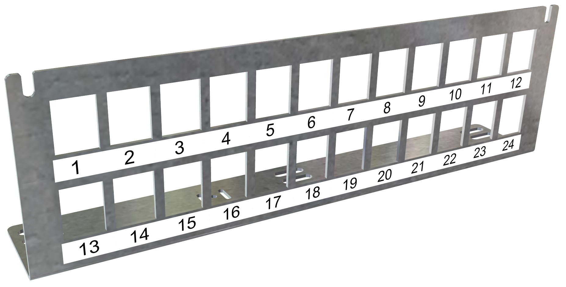 Produktbild MVT 102 240 - Einbau Medienverteiler H74, 24x Keystone aus SVZ