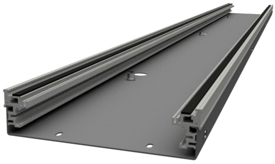 Produktbild UBK 200 500.25 - Unterflur-Bodenkanal UBK 200, 200x50mm