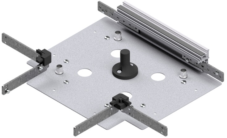 Produktbild UBK 200 502.25 - T-Verbinder zu Unterflur-Bodenkanal UBK 200, 200x50mm