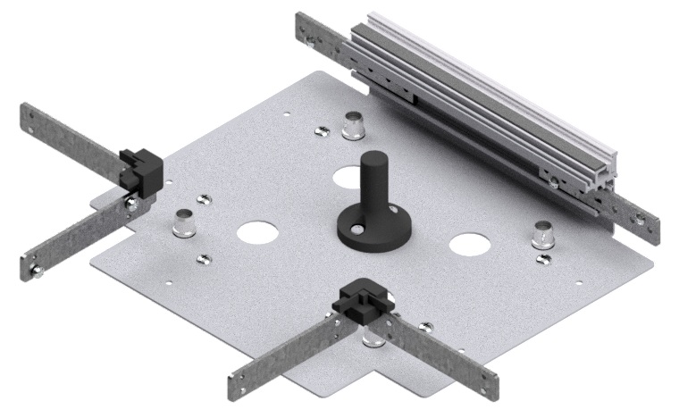 Produktbild UBK 200 602.25 - T-Verbinder zu Unterflur-Bodenkanal UBK 200, 200x60mm