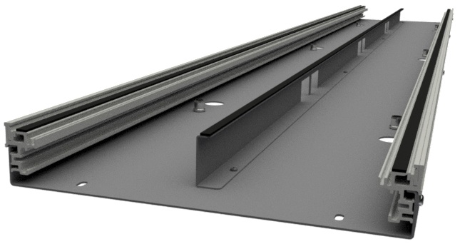 Produktbild UBK 300 500.25 -  Unterflur-Bodenkanal UBK 300, 300x50mm, 2 Kammer