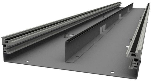 Produktbild UBK 300 600.25 -  Unterflur-Bodenkanal UBK 300, 300x60mm, 2 Kammer