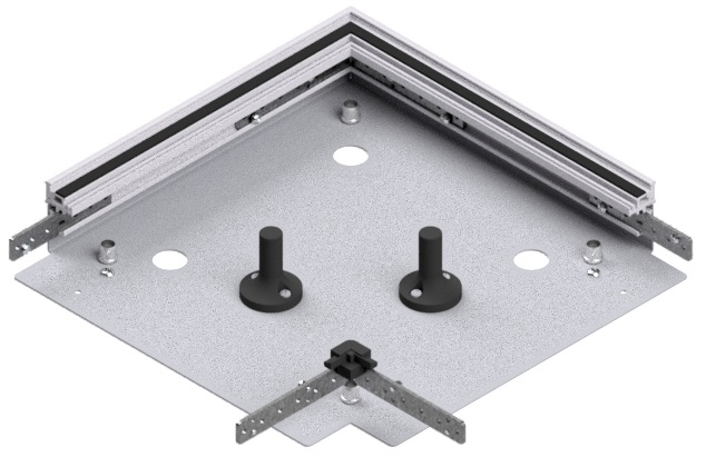 Produktbild UBK 300 601.25 -  Winkel-Verbinder zu Unterflur-Bodenkanal UBK 300, 300x60mm