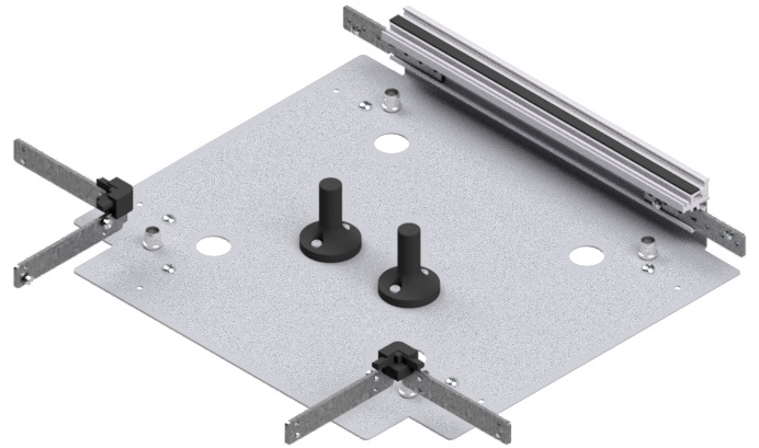 Produktbild UBK 300 602.25 -  T-Verbinder zu Unterflur-Bodenkanal UBK 300, 300x60mm