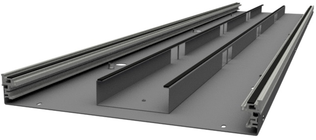 Produktbild UBK 400 500.25 -  Unterflur-Bodenkanal UBK 400, 400x50mm