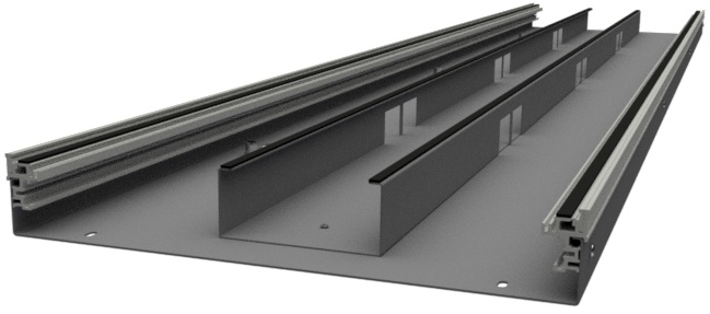 Produktbild UBK 400 600.25 -  Unterflur-Bodenkanal UBK 400, 400x60mm