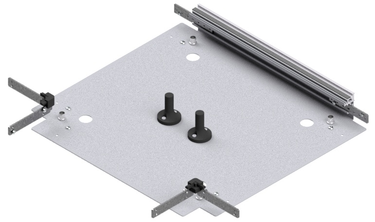 Produktbild UBK 400 602.25 -  T-Verbinder zu Unterflur-Bodenkanal UBK 400, 400x60mm