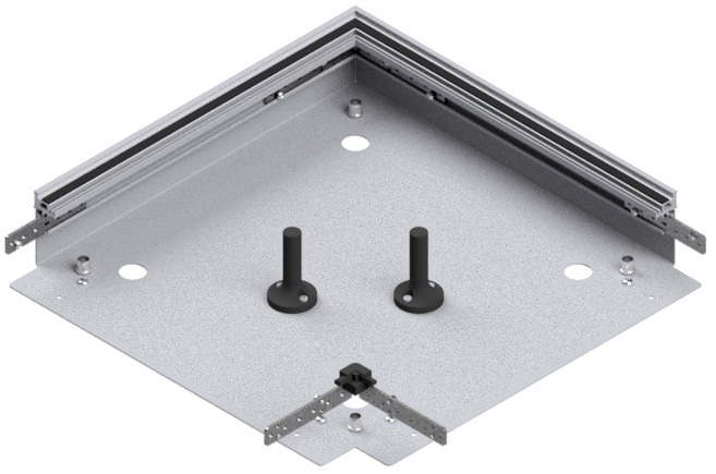 Produktbild UBK 400 801.25 -  Winkel-Verbinder zu Unterflur-Bodenkanal UBK 400, 400x80mm