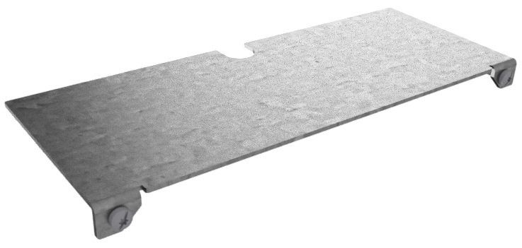 Produktbild MVT 103 082D - Deckel zu Einbau Medienverteiler H74, 2x4x Keystone, 2 FLF aus SVZ