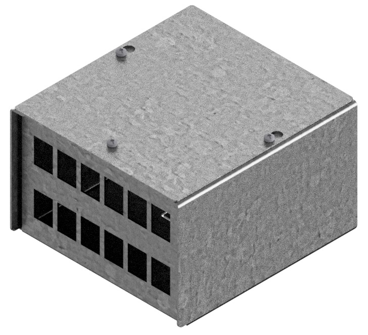 Produktbild MVT 150 120 SVZ  -  Aufputz Medienverteiler für 12 Keystone (19.4mm Ausschnitt)