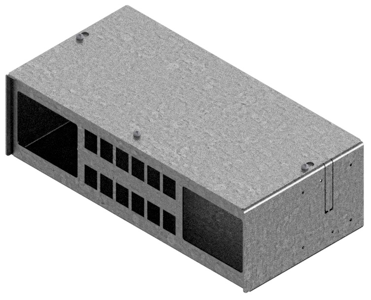 Produktbild MVT 150 124 SVZ  -  Aufputz Medienverteiler für 12 Keystone (19.4mm Ausschnitt)