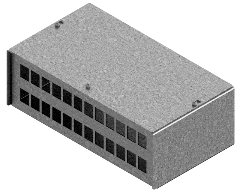 Produktbild MVT 150 240 SVZ  -  Aufputz Medienverteiler für 24 Keystone (19.4mm Ausschnitt)