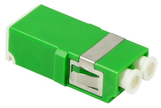 Produktbild MVT 204 004  -  LWL LC-Duplex Kupplung ohne Flansch, mit Laserschutz