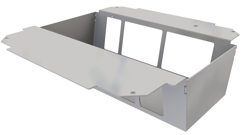 Produktbild UBD 260 266  -  Steckdoseneinsatz vertikal für 2x5 FLF, leer