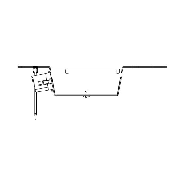 Produktbild UBD 261 268  -  Steckdoseneinsatz horizontal für  2x3 FLF, inkl. 2xT13 weiss und 1xT13 schwarz