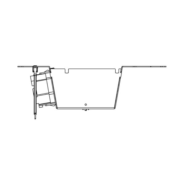 Produktbild UBD 261 273  -  Steckdoseneinsatz vertikal für 2x5 FLF inkl. 1x 3xT13, weiss