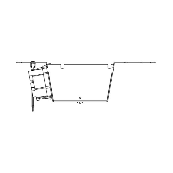 Produktbild UBD 261 275  -  Steckdoseneinsatz vertikal für 2x5 FLF inkl. 2x 3xT13, weiss