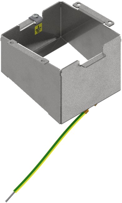 Produktbild UBDK 100 115 - Steckdoseneinsatz für 2x FLF, leer